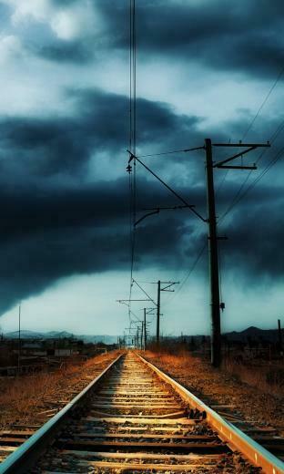 Stormy Tracks Lumia Wallpaper