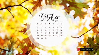 October Calendar Desktop Wallpaper Entheosweb