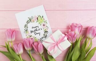 Wallpaper Gift Love Bouquet Tulips Wood Postcard Celebration