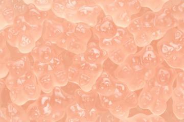 Pink Grapefruit Gummi Bears All Gummies Albanese