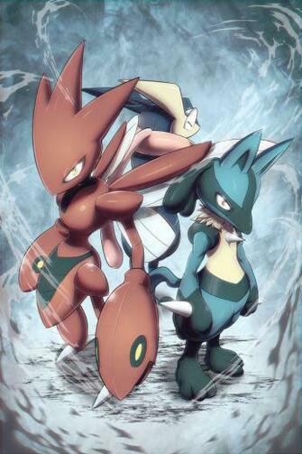 Scizor Lucario And Greninja Pokemon Image