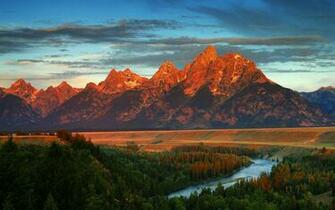 Yoming Mountains HD Wallpaper Background Image