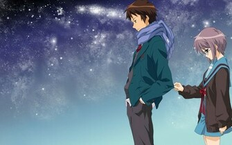 Anime Couple Illustrator Wallpaper Comics Desktop Background Cartoon