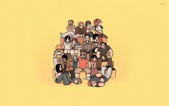 Scott Pilgrim Wallpaper Cartoon