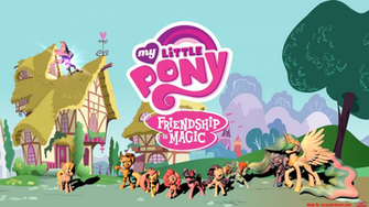 My Little Pony Fim 3d Wallpaper By Jayjaybirdsnest On