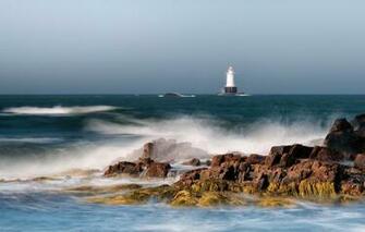 Wallpaper The Ocean Coast Lighthouse Usa New