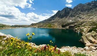 Rocky Mountains In Spring For