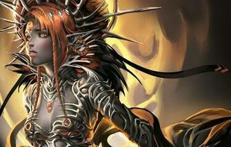 Wallpaper Look Girl Elf Art Hairstyle Ears Sakimichan