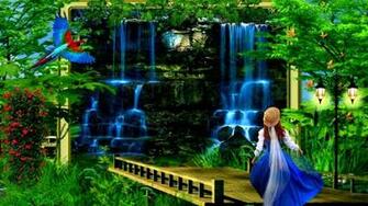 Spring Love Wallpaper Dark Blue Desktop Background
