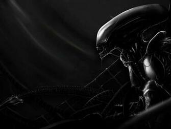 Dark Alien Artwork Wallpaper Cool