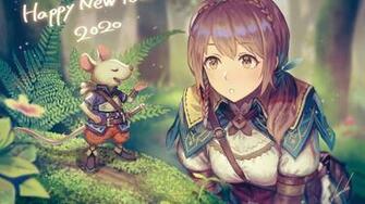 Anime Girl Adventurer Forest Light Armor