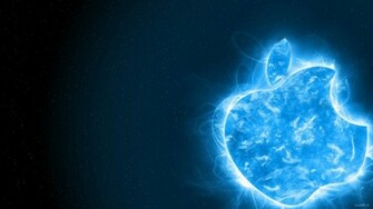 Apple Wallpaper Blue
