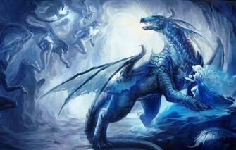 Wallpaper Girl Magic Dragon Elf Spirit Art Sphere