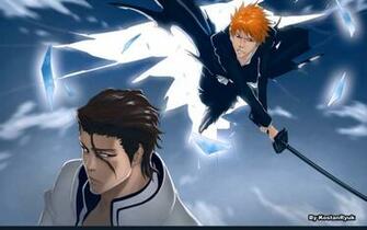 Bleach Kurosaki Ichigo Aizen Sousuke Wallpaper Anime