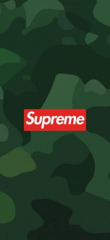 Supreme Military Camo Wallpaper iPhone 4k