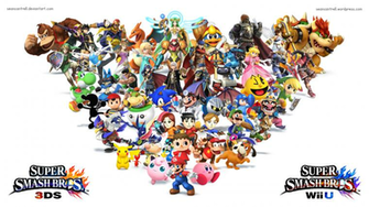 Super Smash Bros Wii U 3ds Wallpaper By Seancantrell