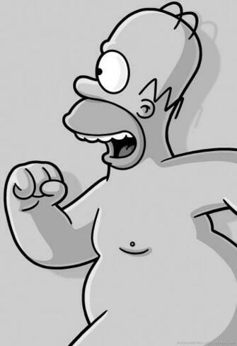 Running Homer Screensaver For Amazon Kindle Dx