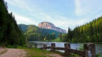 Lakeside Path High Quality And Resolution Wallpaper On