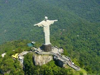 Christ The Redeemer Is A Statue Of Jesus In Rio De Janeiro