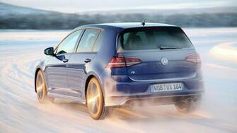 Volkswagen Golf R HD Wallpaper Background