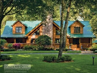 Log Home Lifestyle Desktop Background Living