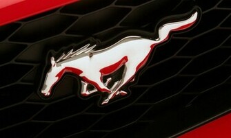 Ford Mustang Airgrid Logo Wallpaper Shop HD Background