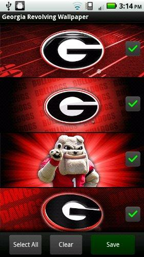 Georgia Bulldogs Revolving Wallpaper App Go This Live