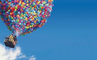 House Wallpaper Balloon Floating Floatinghouse Image