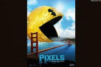 Pixels Pacman Movie Movies Wallpaper