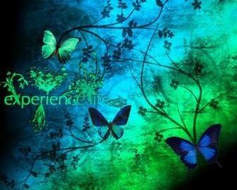 Mariposas Verdes Azules Fondo De Pantalla