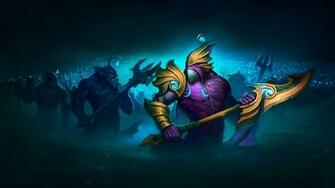 Slardar Blue Vortex Wallpaper Dota HD