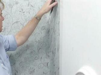 Wallpaper Installation Inside Corner Hanging Image From The