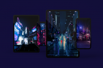 Cyberpunk City Wallpaper For iPhone