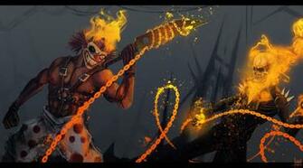 Sweet Tooth Vs Ghost Rider By Xluxifer