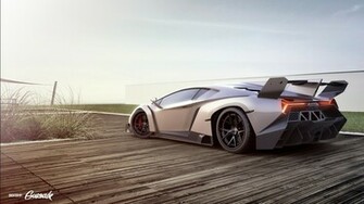 Lamborghini Veneno Sports Car Wallpaper HD