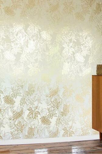 Hothouse Wallpaper Cream And Gold Monument Interiors
