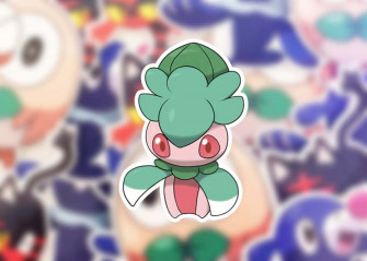 Pok Mon Fomantis With Wallpaper