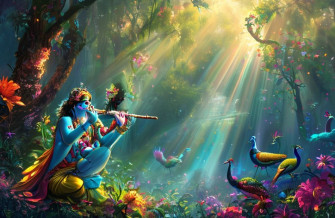 God Krishna HD Wallpaper