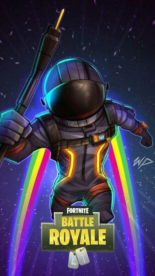 Fortnite Dark Voyager Fan Art Samsung Galaxy S6 S7