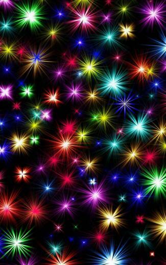 Colorful Shining Fireworks Pure 4k Ultra HD Mobile