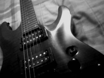 Black And White Guitar