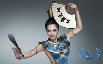 Chinese Body Painting Image