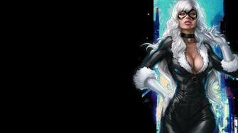 Women Black Cat Background Wallpaper Widescreen HD