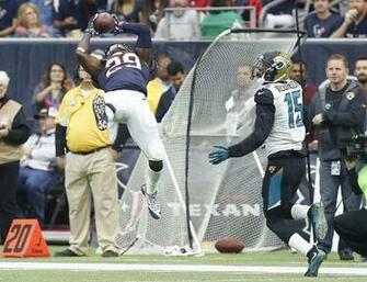 Houston Tx January Andre Hal Of The Texans Makes A Catch