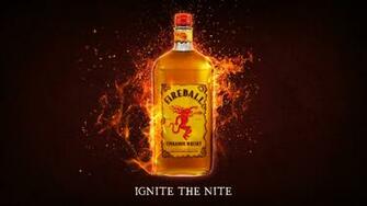 Fireball Whisky Desktop Wallpaper