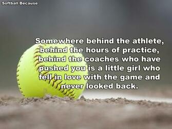 Cute Softball Wallpaper