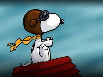 Wallpaper Snoopy Aviador