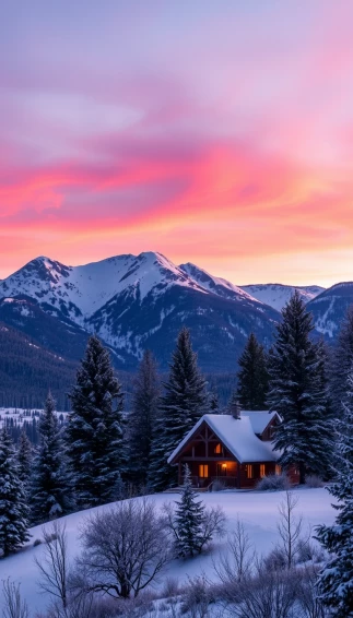 Colorado Winter Scene Computer Wallpaper