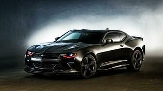 Chevrolet Camaro Black Wallpaper HD Car