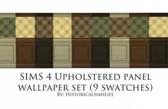 Sims Upholstered Wood Panel Set Senectutum Livejournal